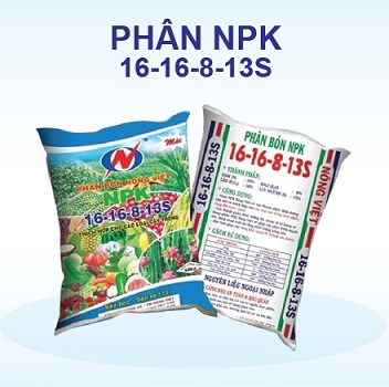 Phân bón NPK 16-16-8-13S - Công Ty TNHH Sản Xuất - Thương Mại Nông Việt